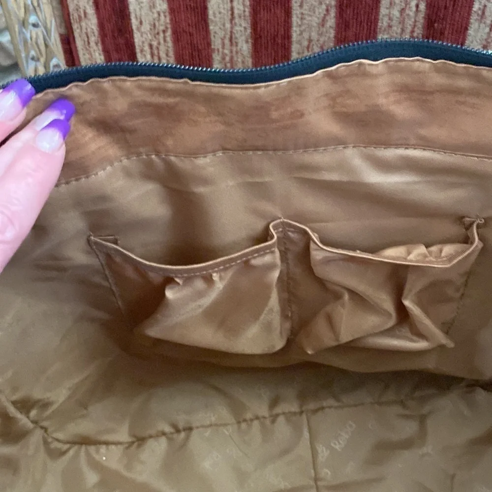 NWT Reba Croco Collection laptop bag/purse